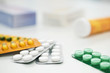 Blister packs of various pills