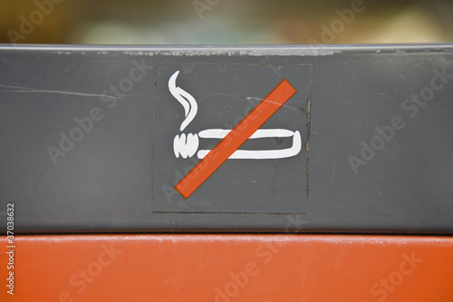 Photo: No smoking sign No smoking sign