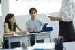 High school students in class