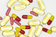 Variety of pills in capsule form