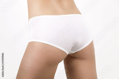 Photo: Woman in underwear, close-up of buttocks Woman in underwear, close-up of buttocks