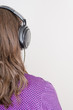 Woman with headphones
