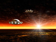 Landscape with UFO