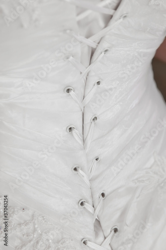 Photo: Detail of wedding dress Detail of wedding dress