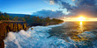 Photo : Lever de soleil sur les falaises du Cap M�chant