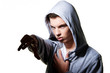 Cool blickender Jugendlicher Mann