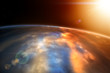 Illustration: Im Orbit einer fremden Welt Im Orbit einer fremden Welt