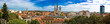 Zagreb cityscape panoramic view at old town center Zagreb cityscape panoramic view at old town center