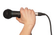 black microphone