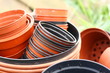 Plastic plant pots