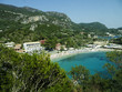Beautiful bay of the Island of Corfu Greece