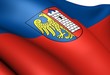 Flag of Gliwice, Poland. Flag of Gliwice, Poland.