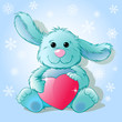 Vektor: blue rabbit blue rabbit