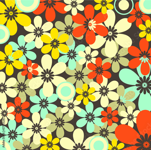 Vector: Floral Seamless Pattern Floral Seamless Pattern