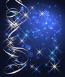 Christmas background with stars