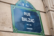 rue Balzac à Paris