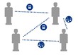 Illustration: Datenweitergabe Datenweitergabe