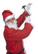 Foto: Babbo natale attacca un chiodo Babbo natale attacca un chiodo
