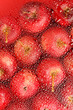 background with fresh red apples background with fresh red apples
