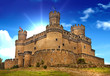 medieval castle in Spain - Manzanares el real medieval castle in Spain - Manzanares el real