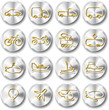 Vector: Transportation icons Transportation icons