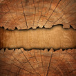 cracked wooden board