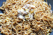 image of fried noodles on the pan image of fried noodles on the pan