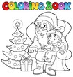 Coloring book Santa Claus theme 6