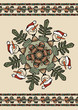 The symbol of Christmas in the form of flake