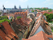Kramerbrucke, unique inhabited bridge in Erfurt, Germany