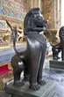 the statue in wat phra kaew, bangkok, thailand the statue in wat phra kaew, bangkok, thailand