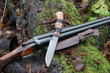 hunting gun and knife