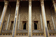 elaborate decoration of the wall in wat phra kaew, bangkok elaborate decoration of the wall in wat phra kaew, bangkok