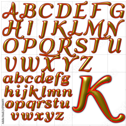Vector: abc alphabet background qumpel font design abc alphabet background qumpel font design