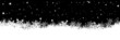Winterpanorama, Eiskristalle, Sterne, Nachthimmel, Winter