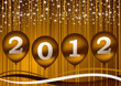2012 new year illustration with balloons 2012 new year illustration with balloons