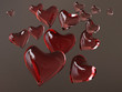 Red hearts