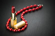 Foto: lipstick and red necklace lipstick and red necklace