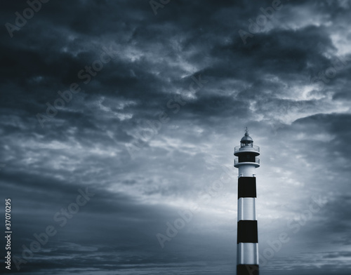 Foto: Lighthouse duotone Lighthouse duotone