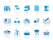 Library and books Icons - vector icon set Library and books Icons - vector icon set