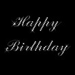 Vektor: Happy Birthday with diamonds Happy Birthday with diamonds