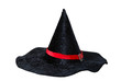 Photo: Black cone hat with red strip Black cone hat with red strip