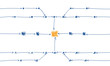 network diagram on white background