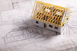 Architecture project building and model home