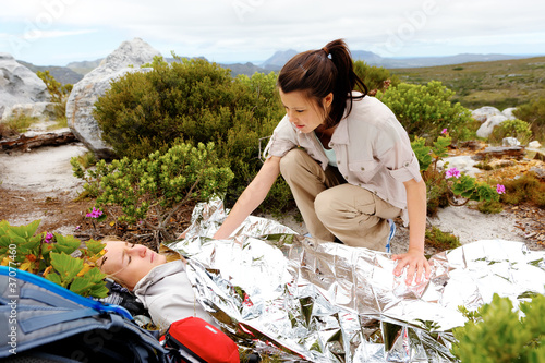 Photo: Hiking emergency Hiking emergency