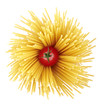 Spaghetti and tomato
