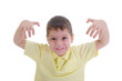 Angry little boy