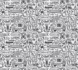 seamless school pattern