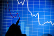 Photo: Vector graphs on a monitor Vector graphs on a monitor