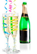 Foto: Champagne flutes festive combo Champagne flutes festive combo